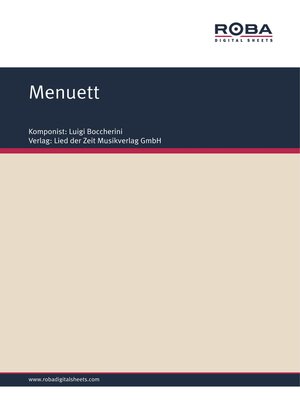 cover image of Menuett